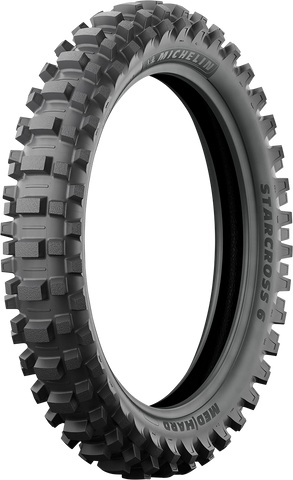 MICHELIN Tire - Starcross 6 Medium Hard - Rear - 110/100-18 - 64M 02281